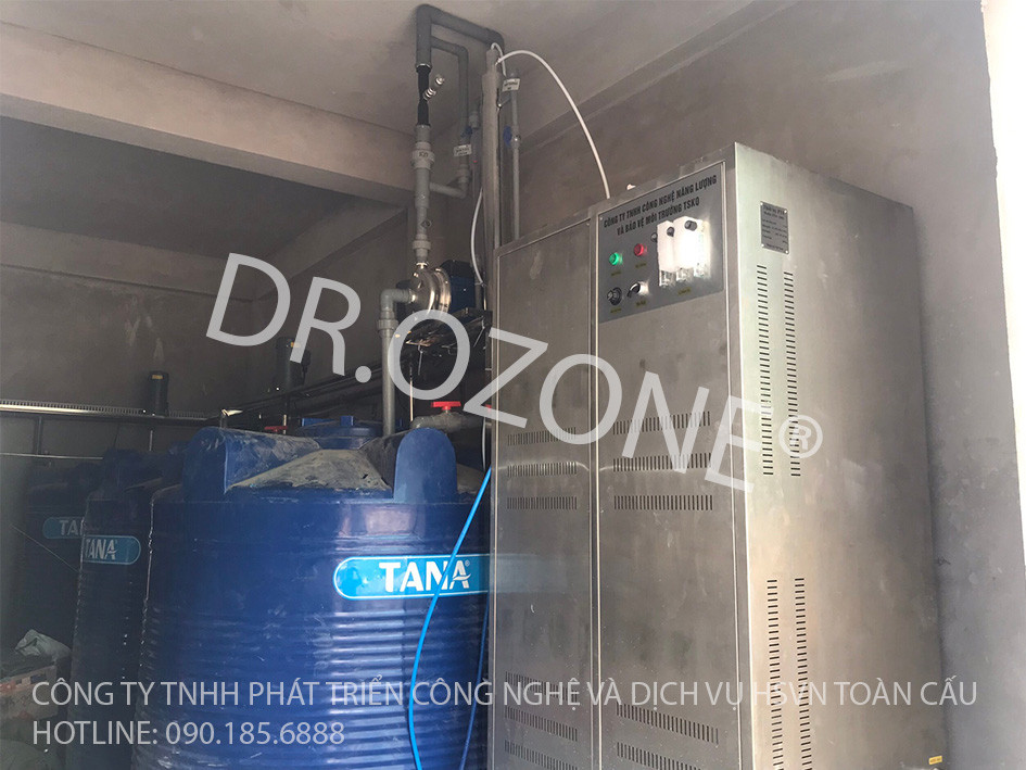 Lắp đặt máy ozone công nghiệp xử lý nước thải cho trường học tại Nam Từ Liêm, Hà Nội