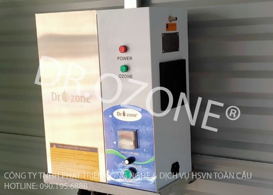 Xử lý nguồn nước thải sản xuất với máy ozone công nghiệp cho khách hàng tại Hưng Yên
