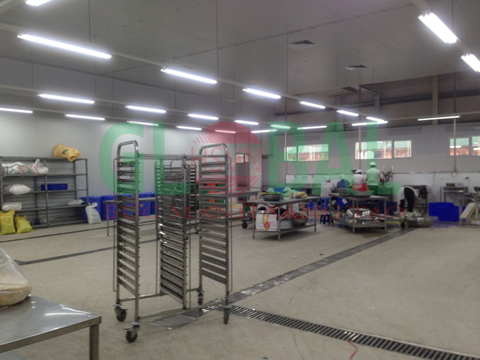  nhà xưởng sản xuất thực phẩm Thiên Sơn khử mùi bằng máy ozone
