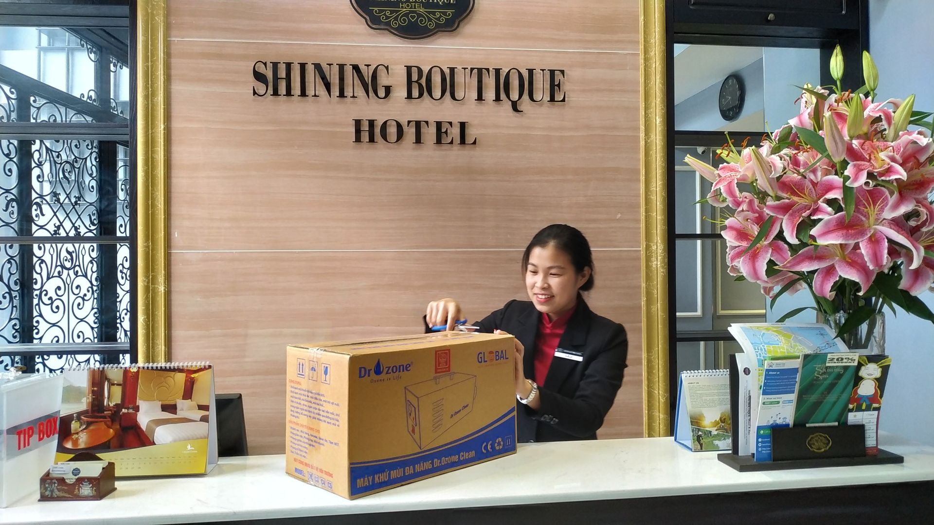 hình ảnh dự án khử mùi phòng khách sạn với máy C2 tại Hà Nội 