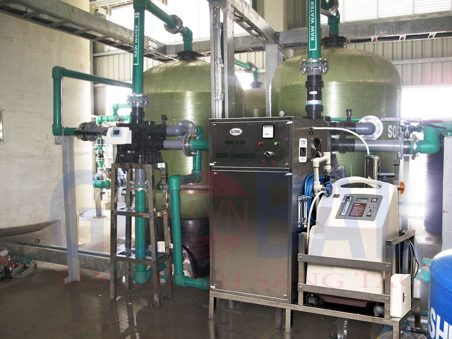máy ozone công nghiệp D-30S xử lý nước sinh hoạt tại Vincom Lạng Sơn