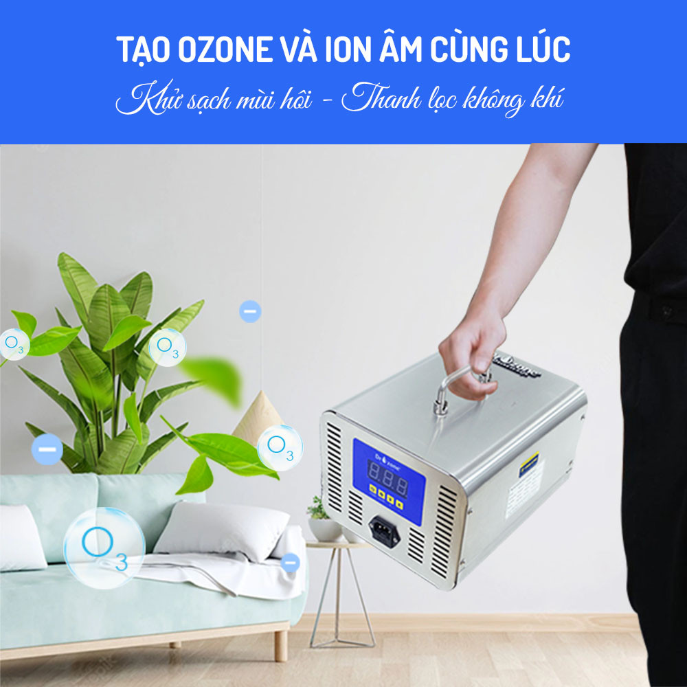 Máy Ozone khử mùi - khử trùng Dr.Ozone Bacteria CE-02 bảng điều khiển điện tử - 1