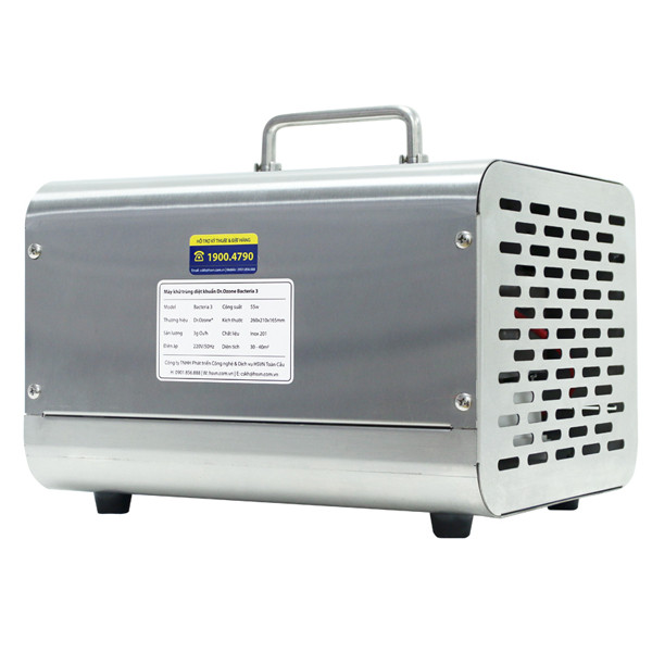 Máy Ozone khử mùi - khử trùng Dr.Ozone Bacteria CE-02 bảng điều khiển điện tử - 8