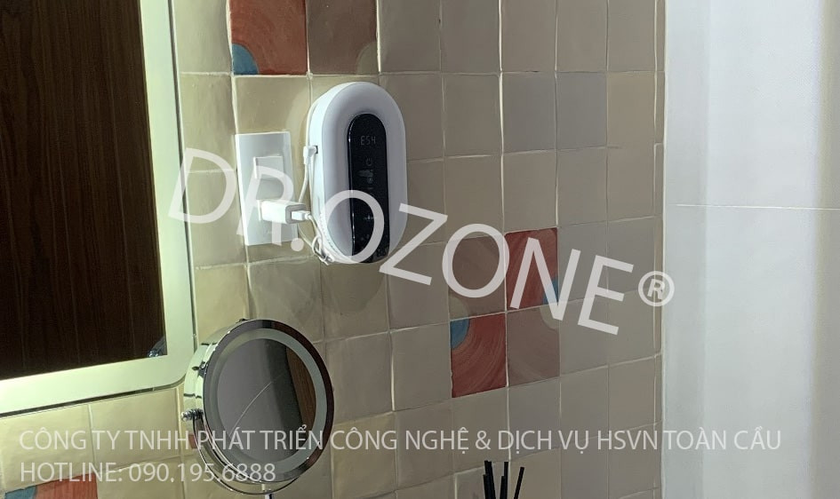 Khử mùi cho nhà vệ sinh chung cư tại quận 11, Hồ Chí, Minh với máy khử mùi đa năng DrOzone Smart Clean Pro