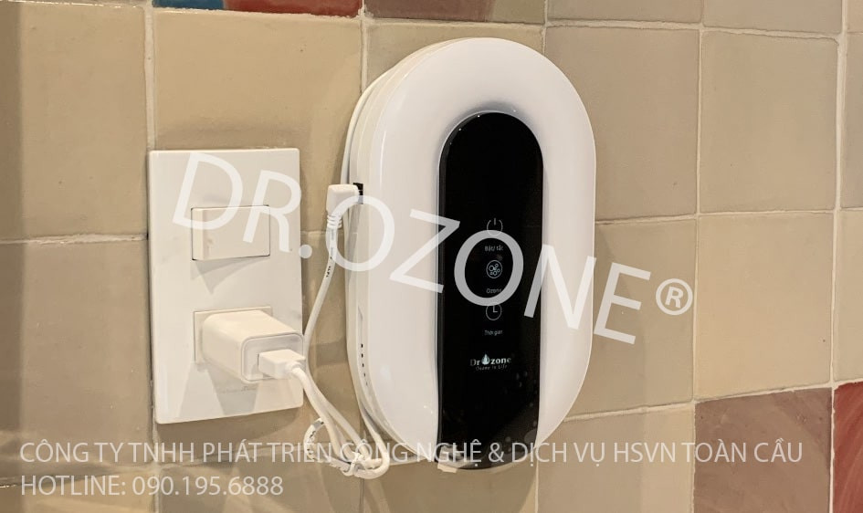 Khử mùi cho nhà vệ sinh chung cư tại quận 11, Hồ Chí, Minh với máy khử mùi đa năng DrOzone Smart Clean Pro