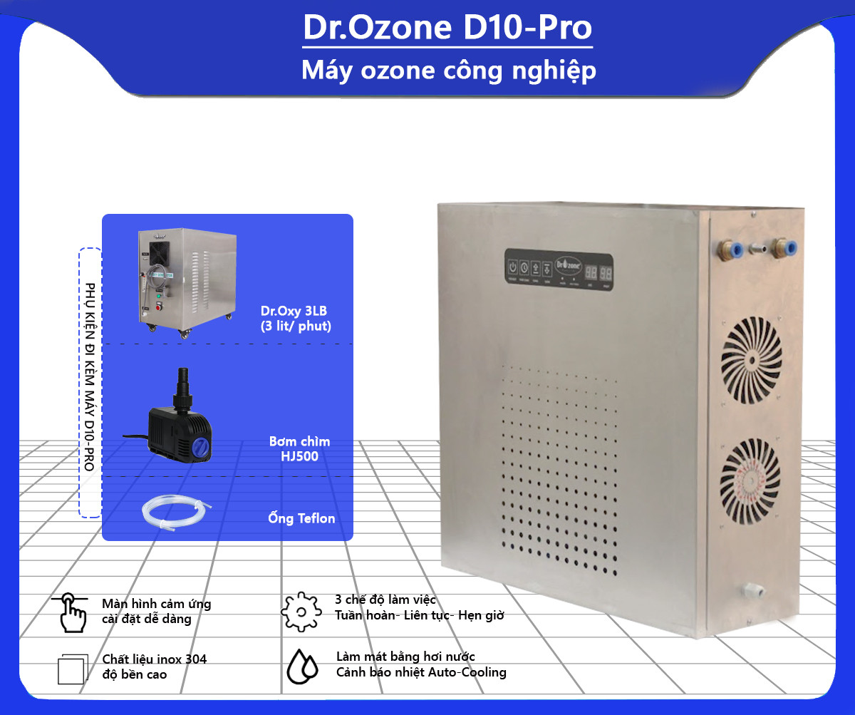 Máy ozone công nghiệp D-10Pro
