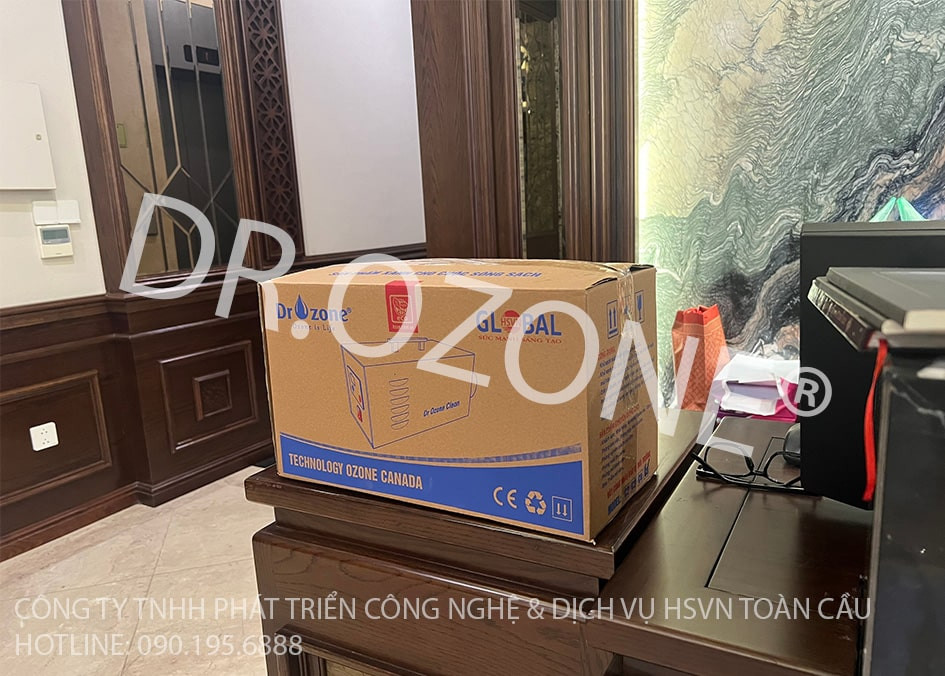 Dr.Ozone Clean C3 - giải pháp khử mùi buồng phòng nhanh chóng cho khách sạn tại Ba Đình, Hà Nội