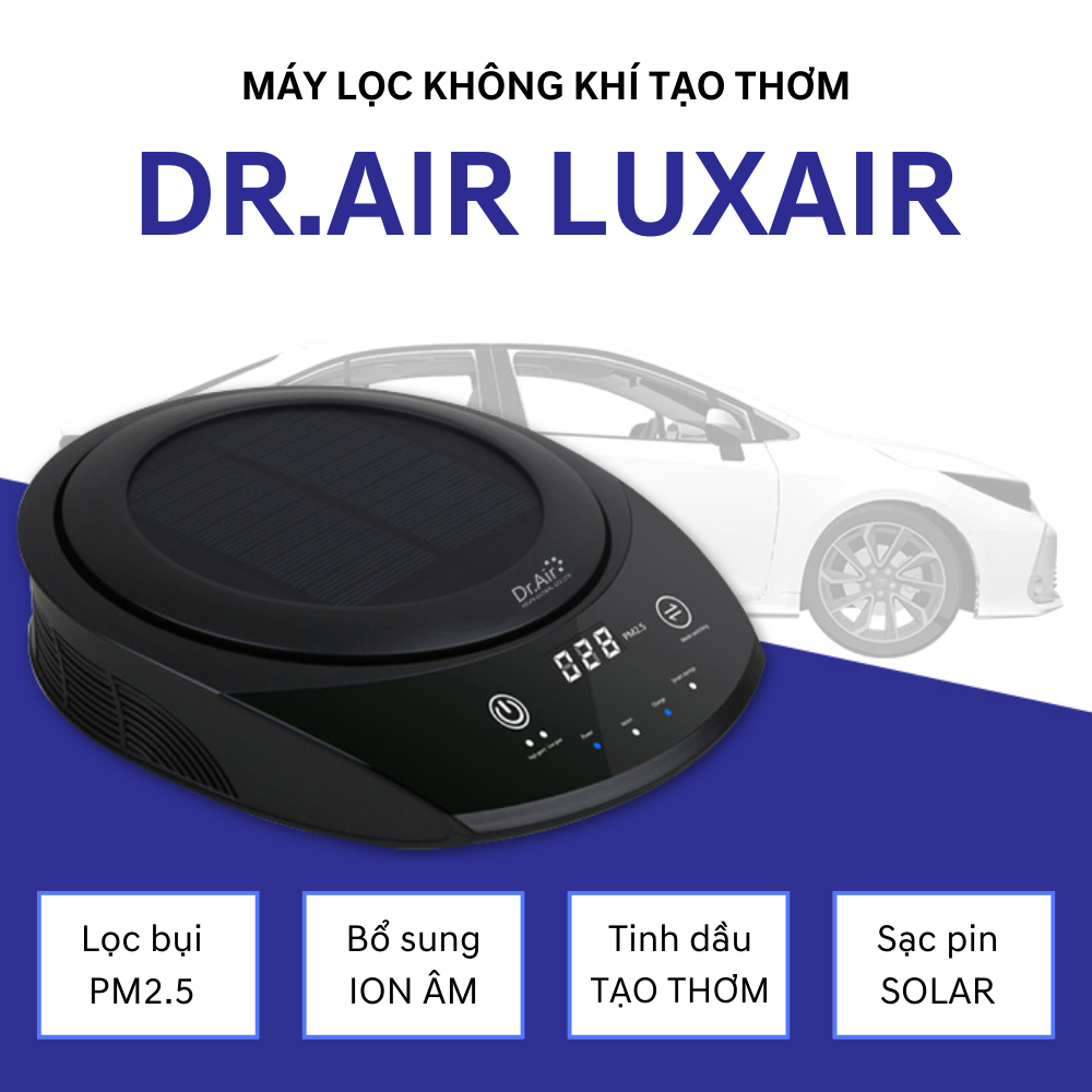 Máy lọc không khí tạo thơm ô tô Dr.Air Luxair - 3
