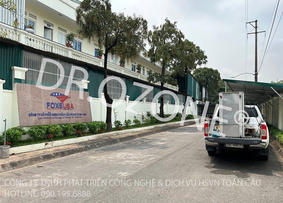 Sấy khử trùng chai lọ cho Công ty Dược phẩm FOXS-USA tại Thường Tín, Hà Nội