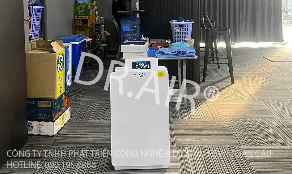 Đánh bay mùi khói thuốc cho quán bi-a tại Đồng Nai với máy lọc không khí khử mùi diệt khuẩn Dr.Air Pro Max