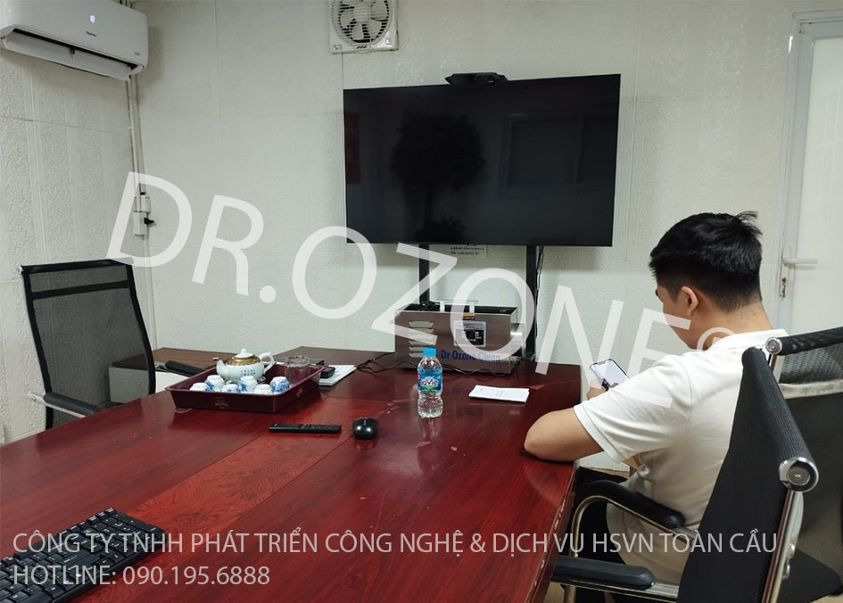 Máy khử mùi Dr.Ozone Clean C5 - Khử mùi nội thất mới với cho khách hàng tại Thanh Trì, Hà Nội