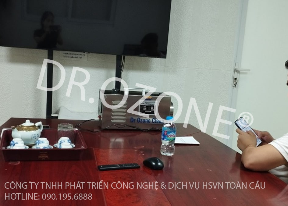 Máy khử mùi Dr.Ozone Clean C5 - Khử mùi nội thất mới với cho khách hàng tại Thanh Trì, Hà Nội