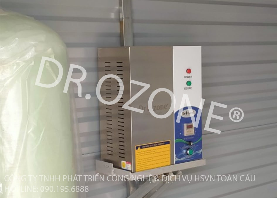 Xử lý nguồn nước thải sản xuất với máy ozone công nghiệp cho khách hàng tại Hưng Yên