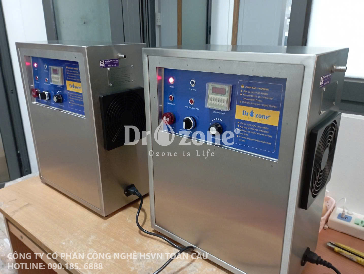 Máy Ozone Dr.Ozone tại dự án xử lý nươc cấp