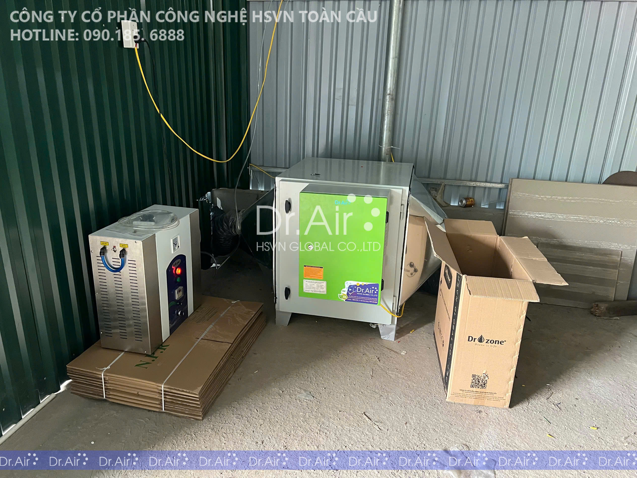 Khử Khói Mùi Khắc Laser CNC - Giải Pháp Toàn Diện Từ HSVN Toàn Cầu Cho Nhà Xưởng Công Nghiệp Tại Phú Thọ