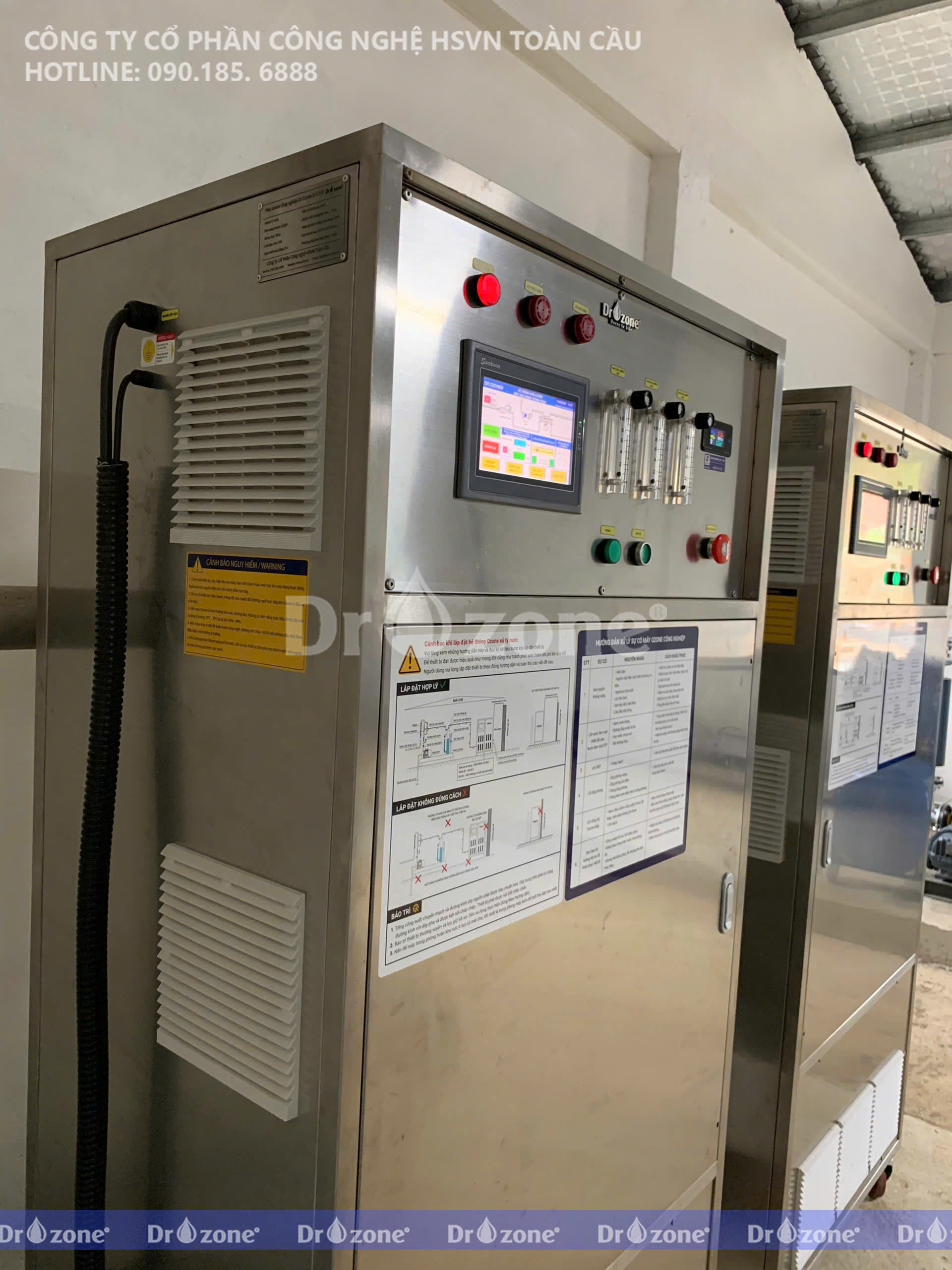 Máy Ozone công nghiệp Dr.Ozone PLC