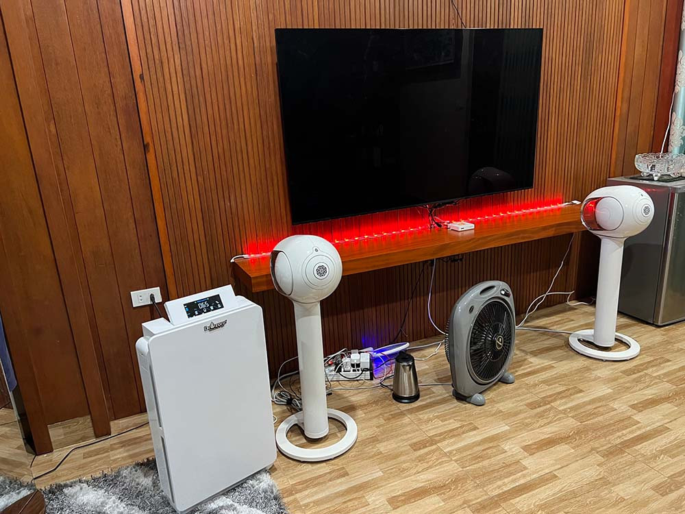 Máy lọc không khí Dr.Air Pro Max lọc khói thuốc, bụi mịn, khử mùi diệt khuẩn hiệu quả