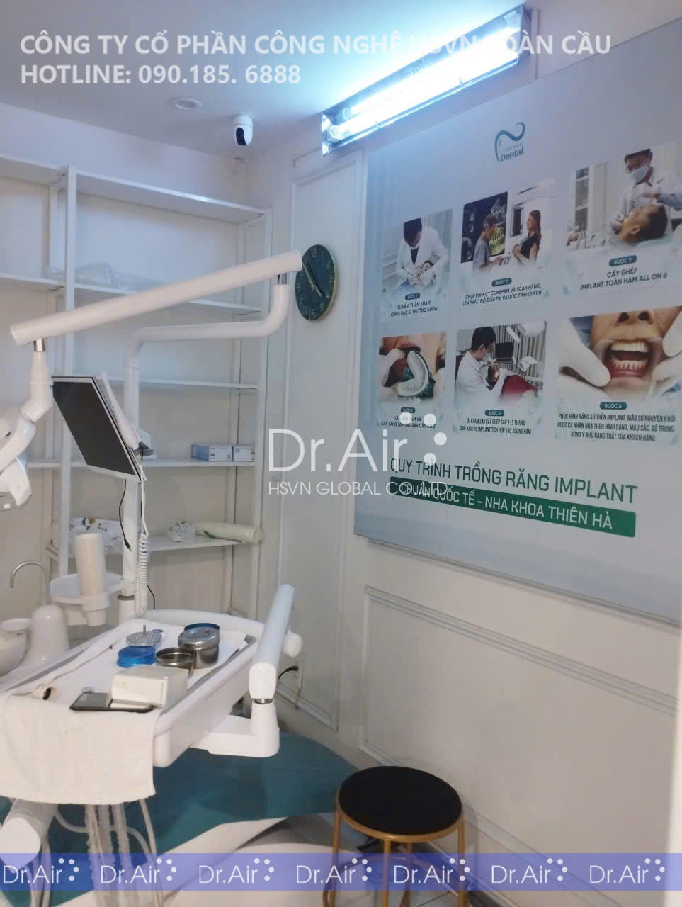 Đèn UV khử trùng treo tường Dr.Air UVM