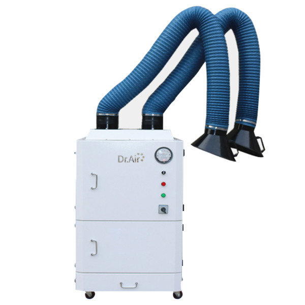 Máy hút khói hàn di động 2 lõi lọc Dr.Air KHF-1200 Plus Double Filter