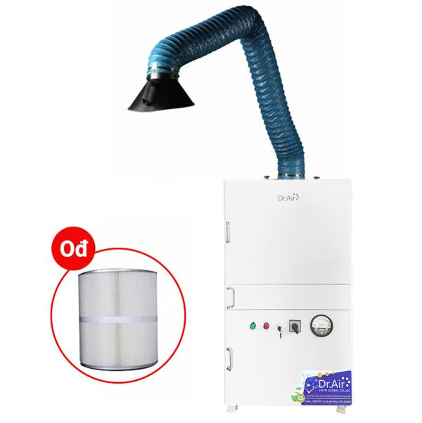 Máy lọc khói hàn di động cao cấp Dr.Air KHS-3600 hút khói bụi xưởng cơ khí