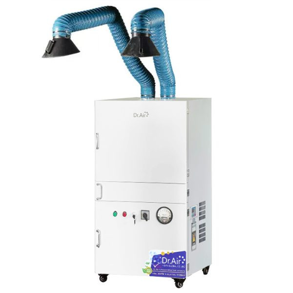 Máy lọc khói hàn di động cao cấp Dr.Air KHS-3600 Plus 2 chụp hút - 2