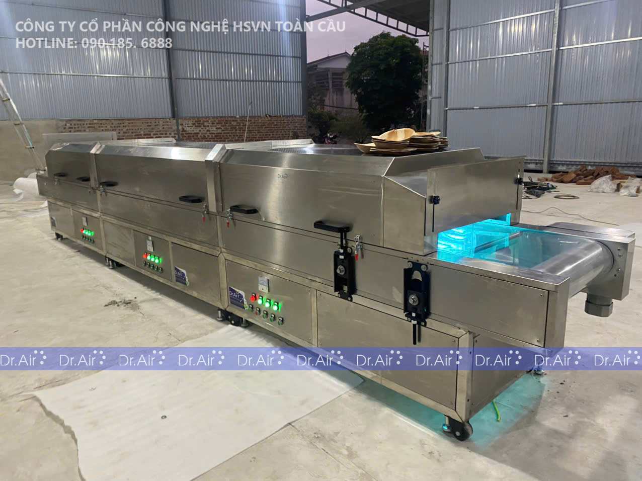 Hệ băng chuyền khử trùng UV Dr.Air UV-6M
