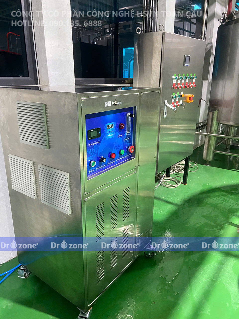 Công Nghệ Ozone D15g Thiết Kế Riêng Biệt Chạy Bền Bỉ 24/24h Giải Quyết Bài Toán Vi Sinh Cho Dây Chuyền Sản Xuất Bia Rượu Của SAVABECO Hà Tĩnh
