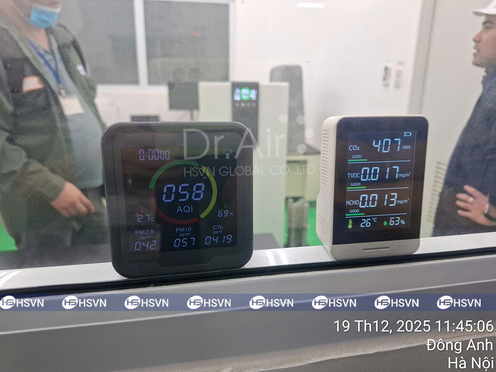 Đội ngũ kỹ thuật kiểm nghiệm kết quả sau thời gian Test máy