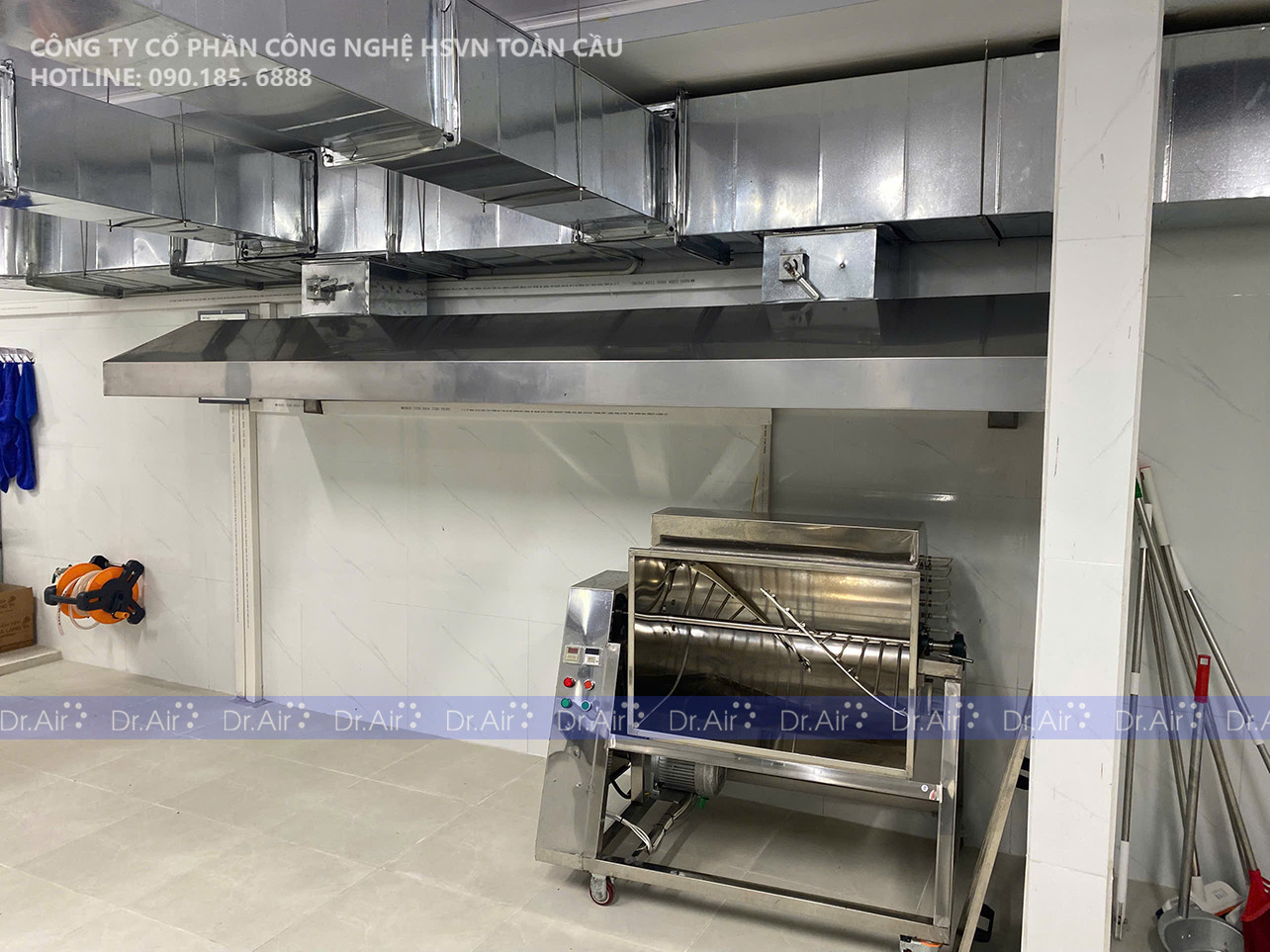 Hệ thống xử lý khói bếp tại An Gia Food