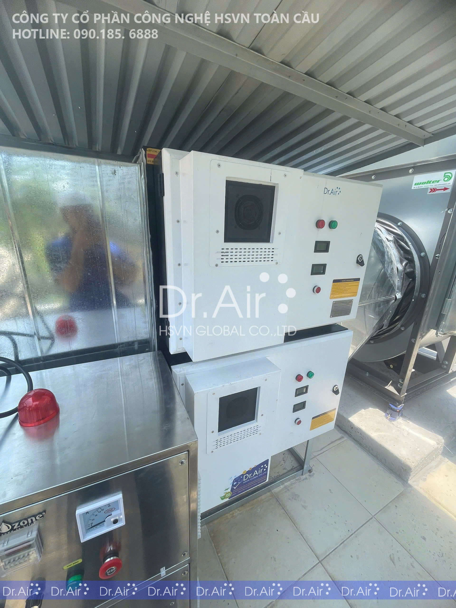 Nâng Tầm Đẳng Cấp Tòa Nhà Văn Phòng & Hành Trình Làm Sạch Khí Thải Bếp Triệt Để Nhờ Bộ Đôi Lọc Tĩnh Điện Dr.Air KT32000 Và Máy Ozone Công Nghiệp HK-50