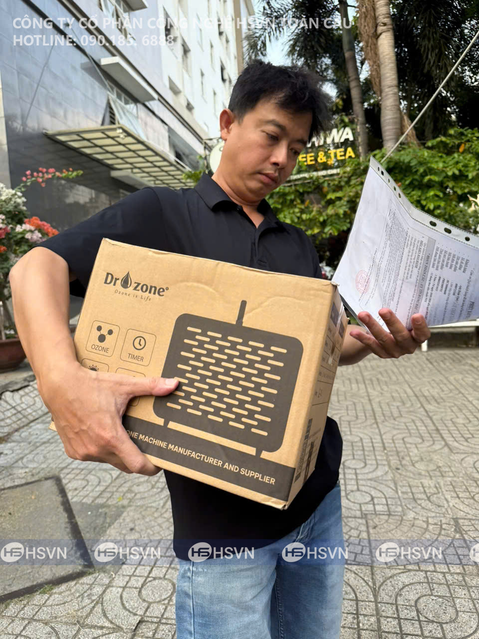 Máy khử mùi Dr.Ozone Bacteria CE-02