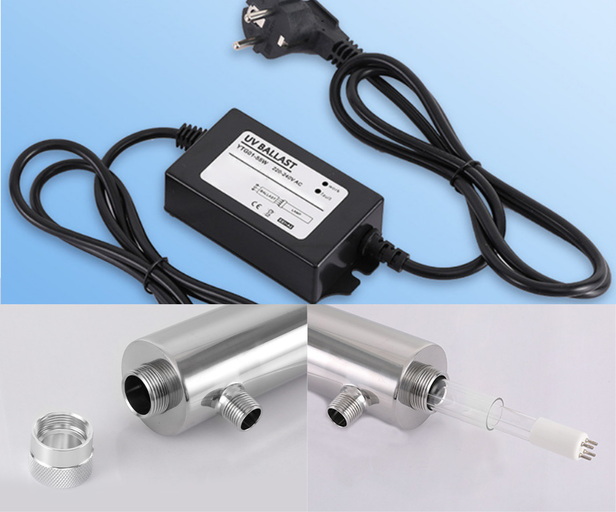 Cấu tạo thiết bị UV khử trùng nước Rama RU-21W