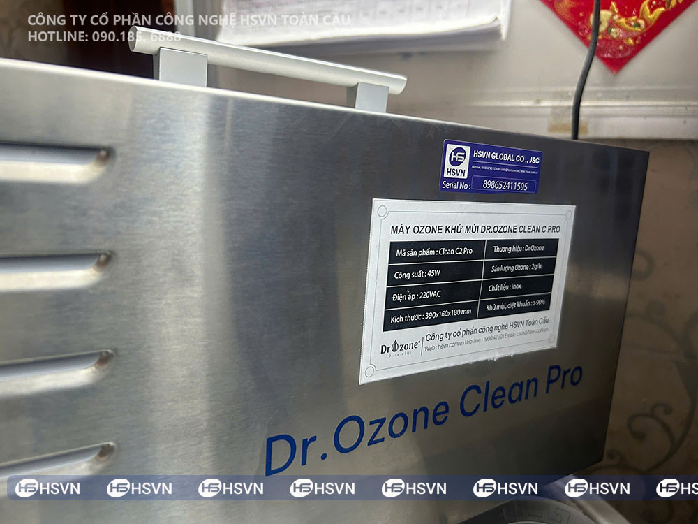 Máy khử mùi Dr.Ozone Clean C2 Pro