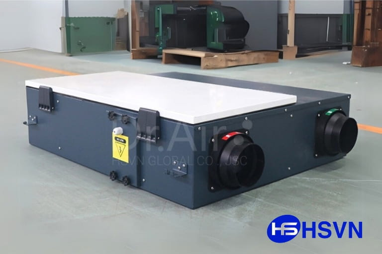 Dr.Air tích hợp bộ hồi nhiệt, giúp tối ưu cấp khí tươi và hiệu quả năng lượng.