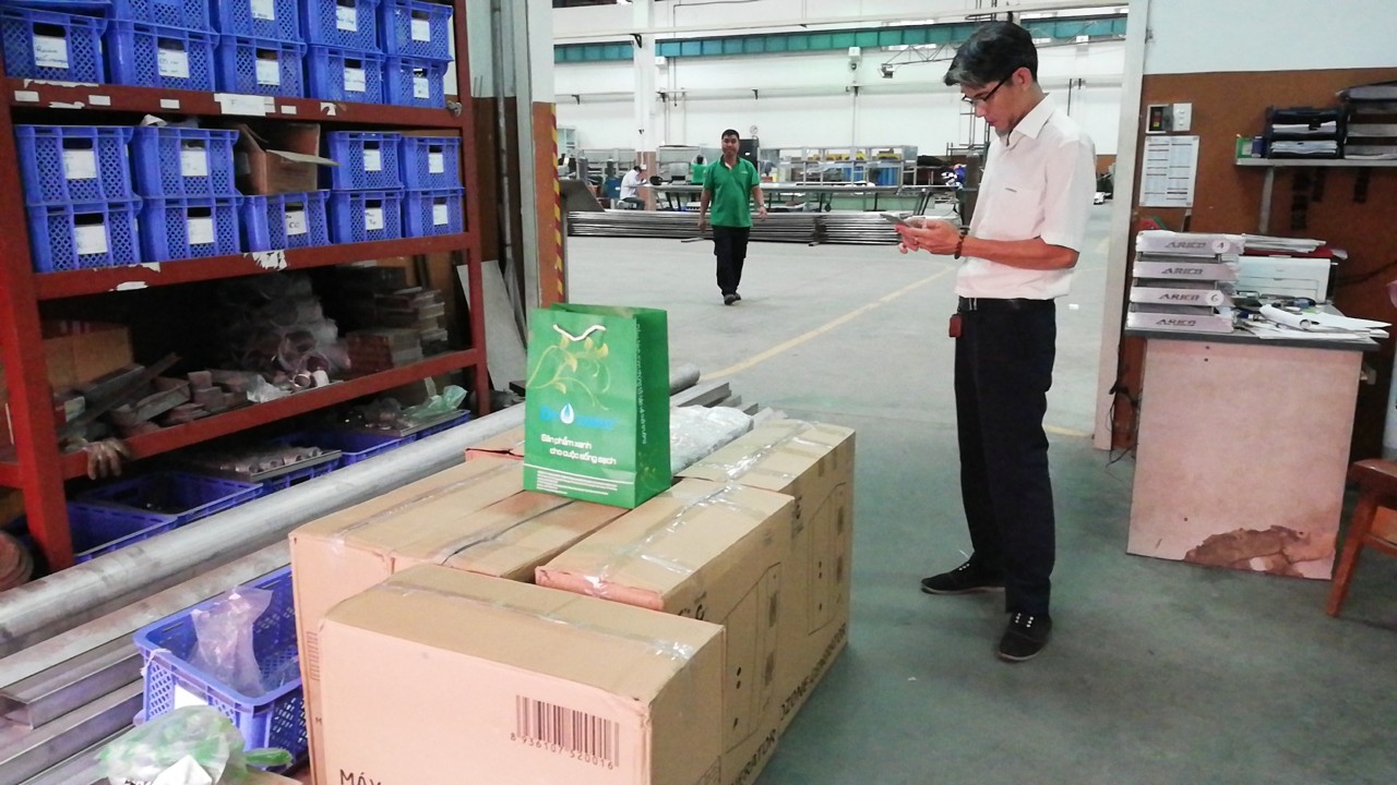 Dự án lắp đặt máy ozone công nghiệp D-10S khử độc rau củ quả tại quận Bình Tân - TPHCM