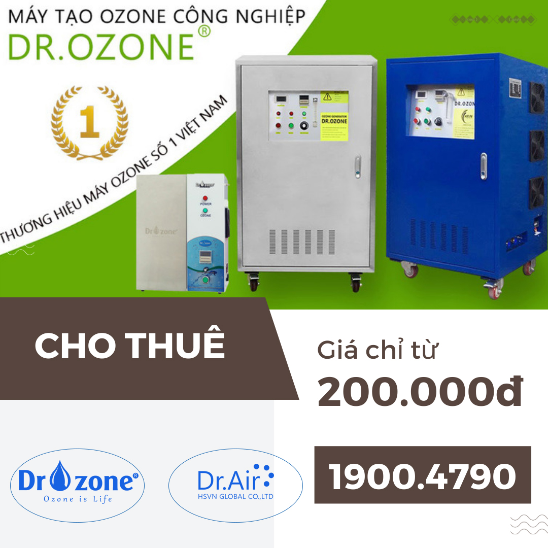 Cho thuê máy ozone công nghiệp