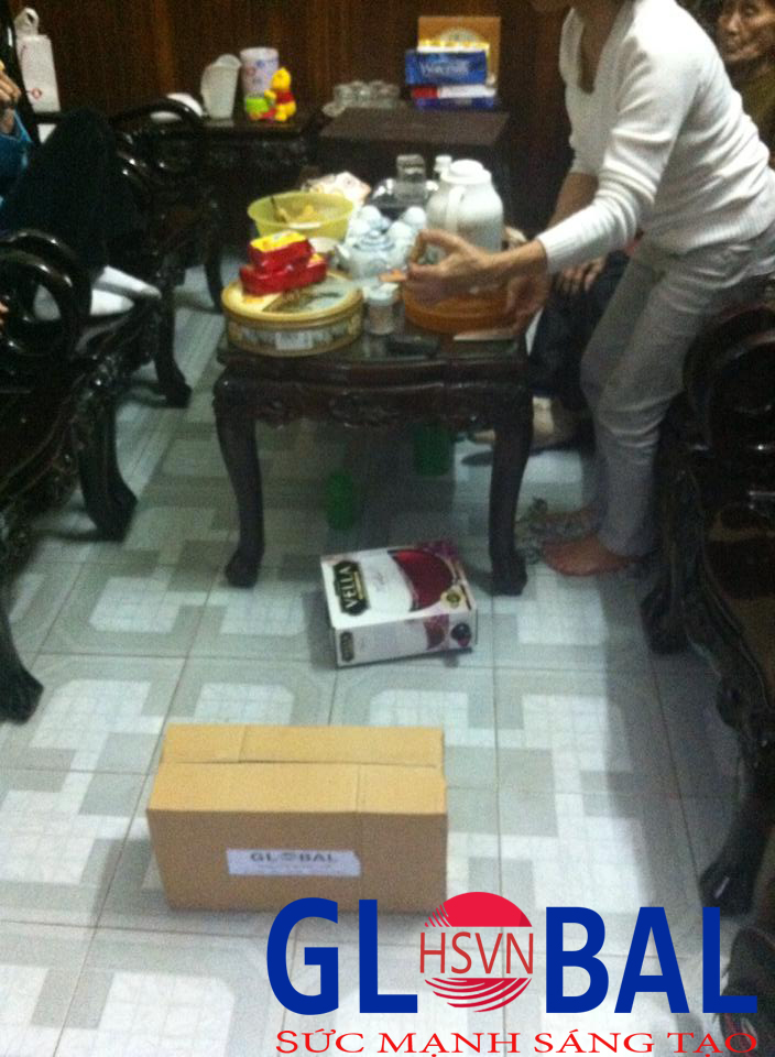 Máy khử mùi VKM03 đươc giao tại nhà cho gia đình anh Tuấn