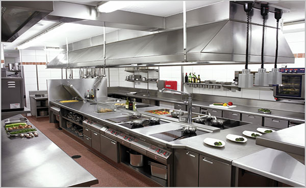 Bếp âu 8 bếp có lò nướng được sử dụng trong các nhà hàng, quán ăn lớn