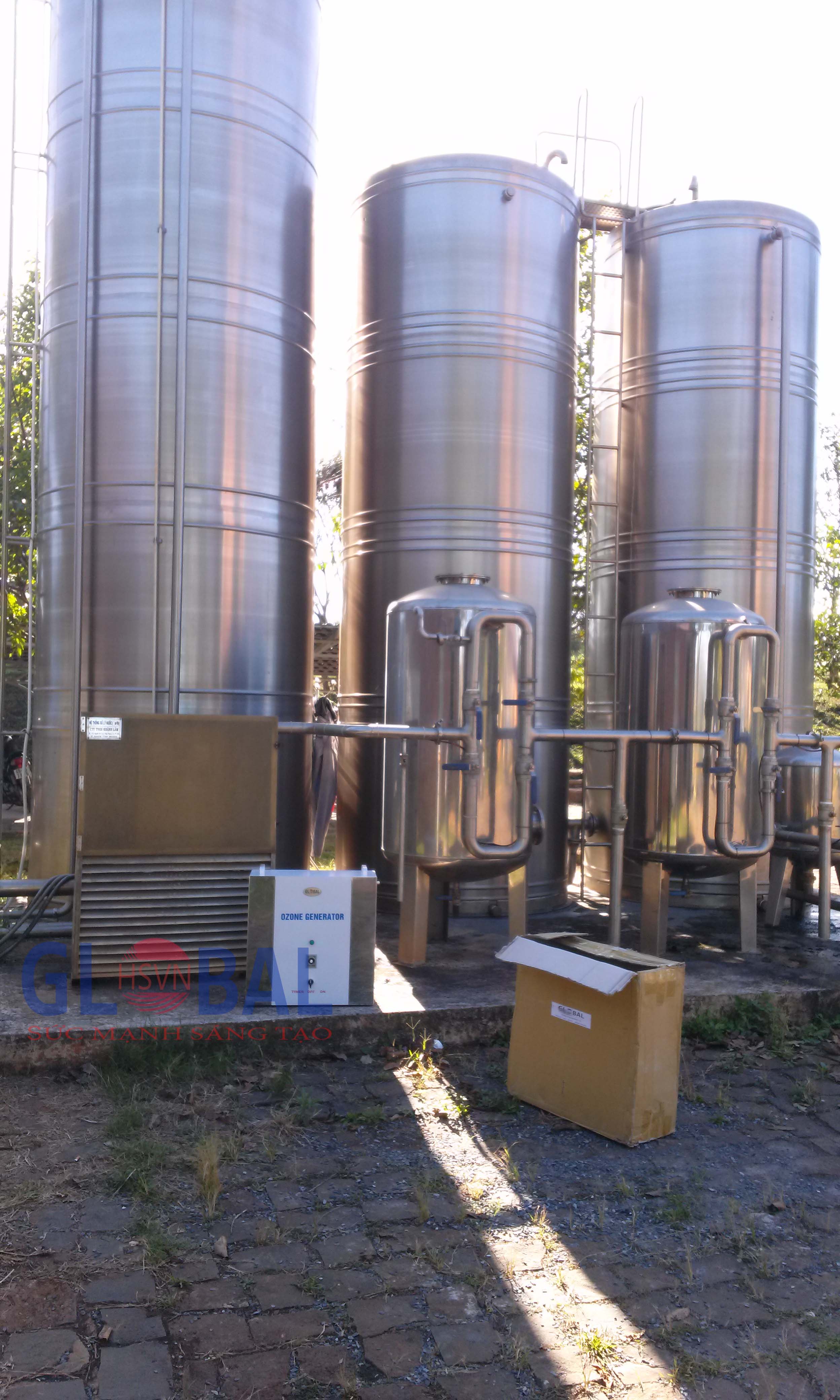 Máy ozone V10 ứng dụng trong nhà máy sữa Dalatmilk
