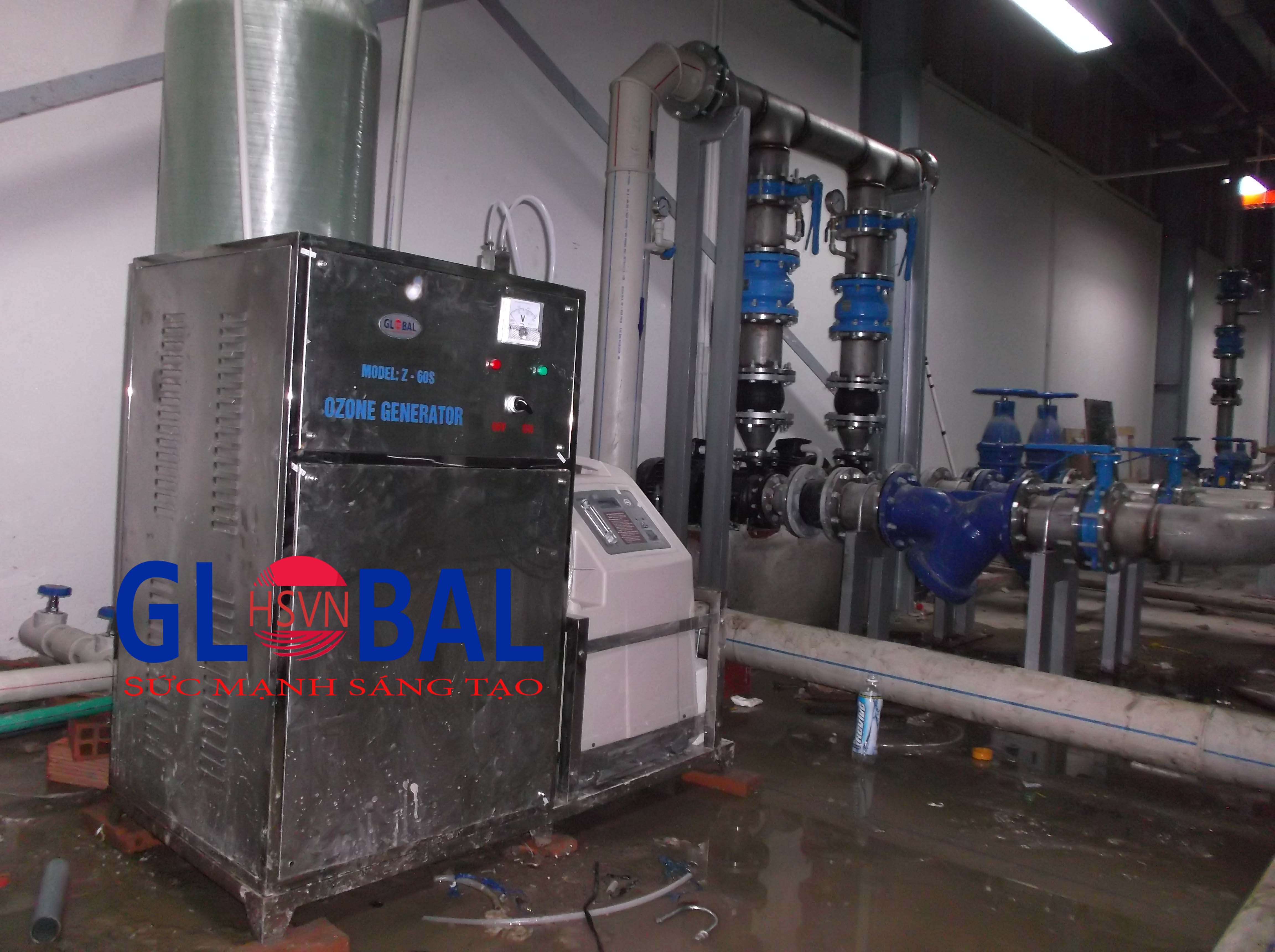 Máy ozone xử lý nước tinh khiết cho công ty Vinpeal Phú Quốc