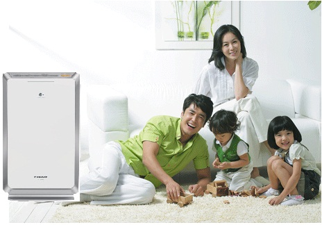 Gia đình sống khỏe hơn nhờ máy lọc không khí