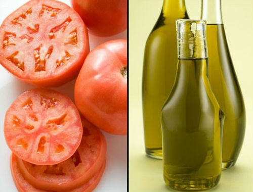 Kết hợp cà chua cùng dầu oliu giúp quá trình oxy hóa được tốt hơn