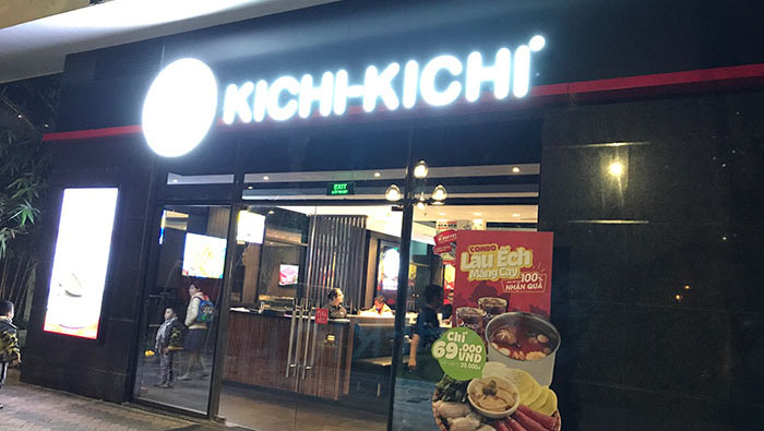 Khử mùi nhà hàng lẩu băng truyền Kichi Kichi