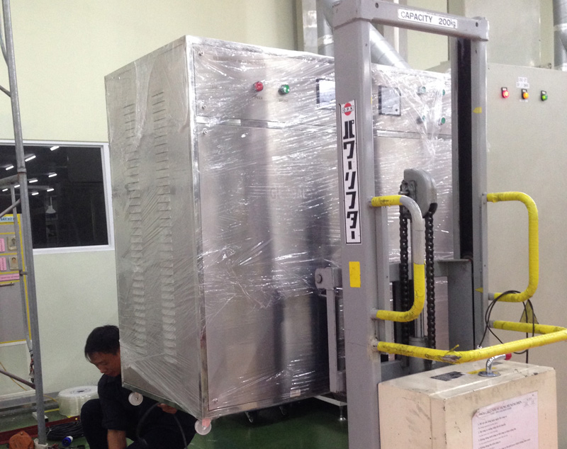 Lắp máy ozone công nghiệp để xử lý mùi cho nhà máy Synztec Hải Phòng