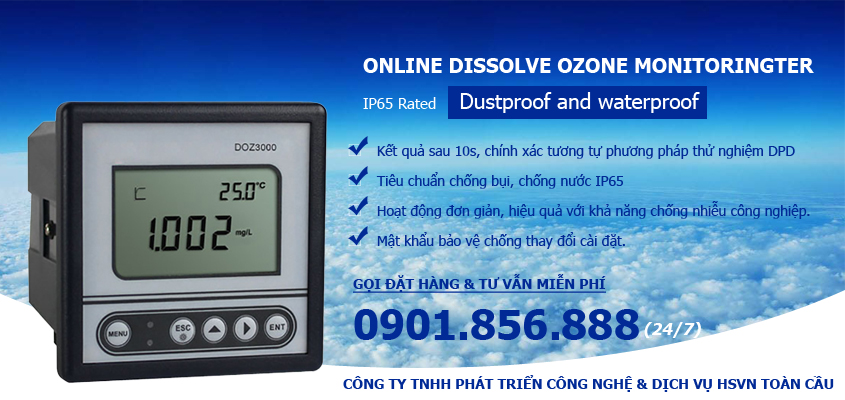 Máy đo nồng độ Ozone DOZ-3000