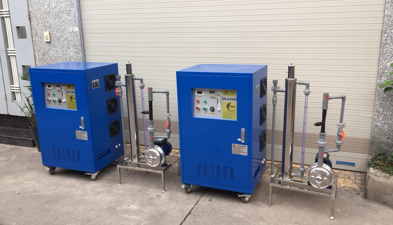 Mẫu máy tạo khí ozone công nghiệp chuyên dụng sản lượng lớn Dr.Ozone