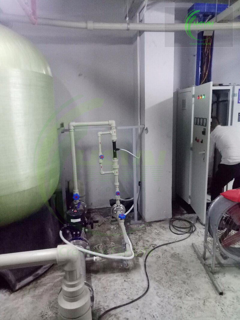 Xử lý nước sinh hoạt bằng máy ozone công nghiệp