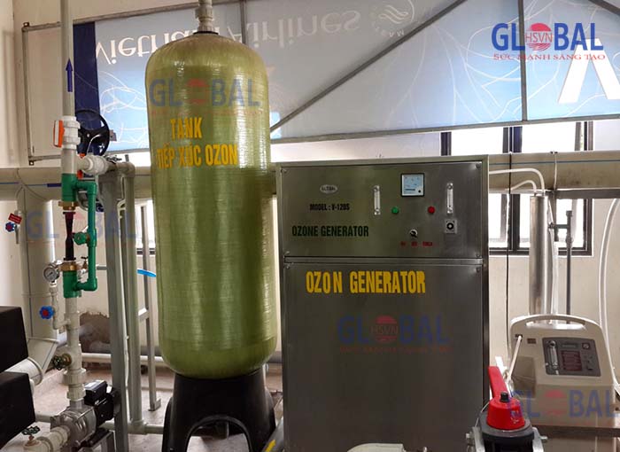 Thiết bị ozone công nghiệp xử lý nước tại Vinpearl Phú Quốc